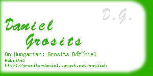 daniel grosits business card